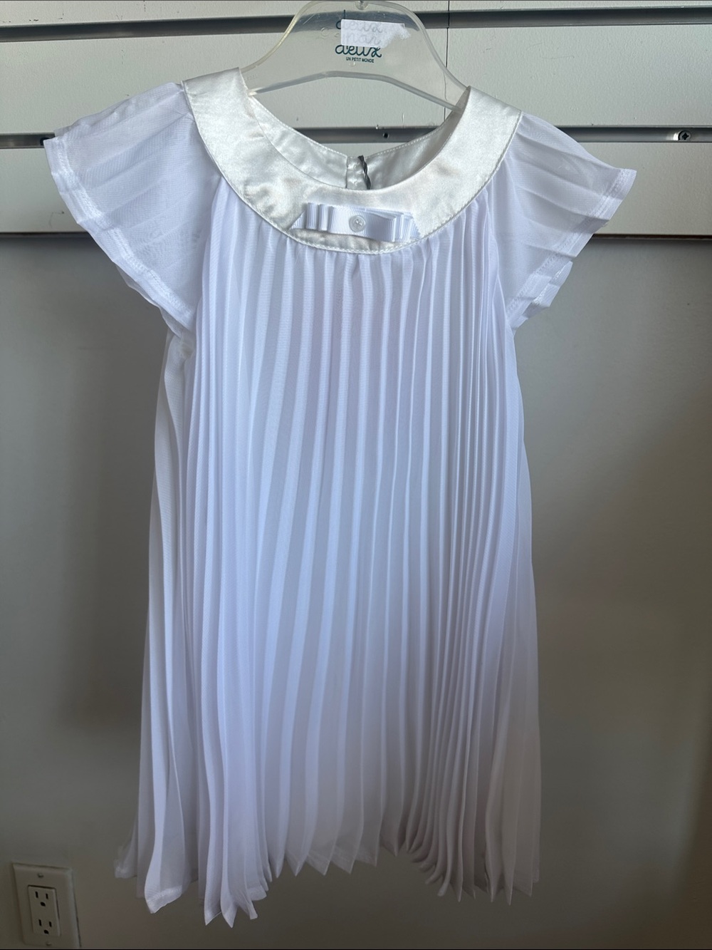 deux par deux White Pleated Dress